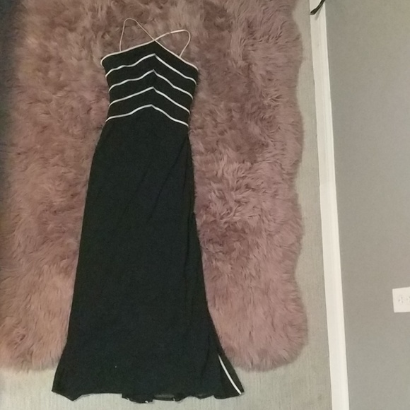 Niki Livas Dresses & Skirts - Formal Dress. B&W. Niki Lucas. Corset back.